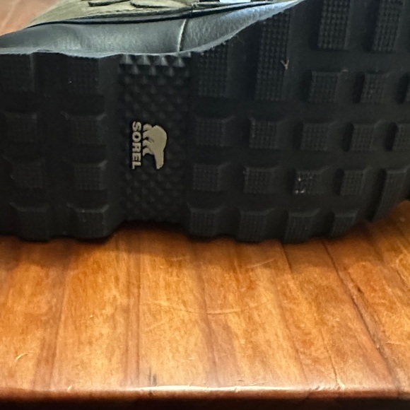 Sorel Olive and Black Lace-Up Boots - Picture 9 of 9